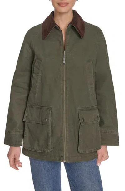 Levi's Four Pocket Barn Jacket In Green