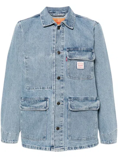 Levi's Front Button Fastening Blue Denim Jacket