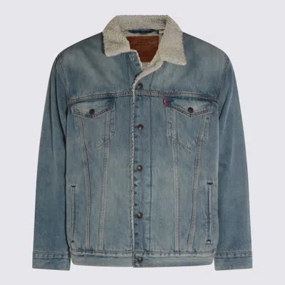 LEVI'S LEVI'S BLUE COTTON DENIM JACKET