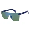Levi's Green Shield Unisex Sunglasses Lv 1001/s 01ed/hz 99