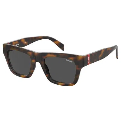 Levi's Grey Square Men's Sunglasses Lv 1026/s 005l/ir 52