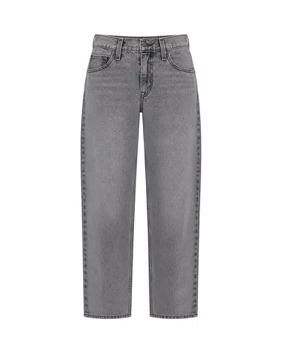 Levi's Cinch-strap Straight-leg Jeans In Gray