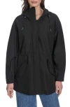 Levi's Hooded Water Resistant Jacket In Black