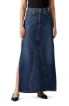 Levi's Iconic Denim Maxi Skirt In Blue