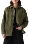 Levi's Iris Corduroy Shirt Jacket In Green