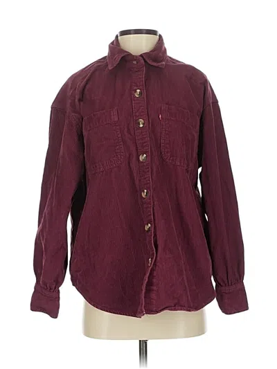 Pre-owned Levi's Jacket In Burgundy
