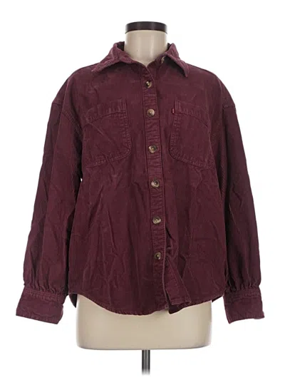Pre-owned Levi's Jacket In Burgundy