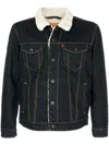 Levi's Denim Jacket With Contrast Stitching In Blue