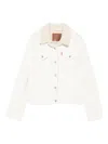 Levi's Corduroy Sherpa-collar Jacket In White