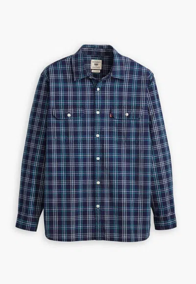 Levi's Jackson Worker Shirt In Blu