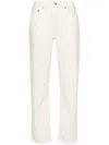 Levi's Low Pro Classic Straight-leg High Rise Jeans In White