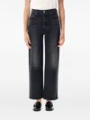 Levi's Ribcage Straight Ankle Jeans In Black