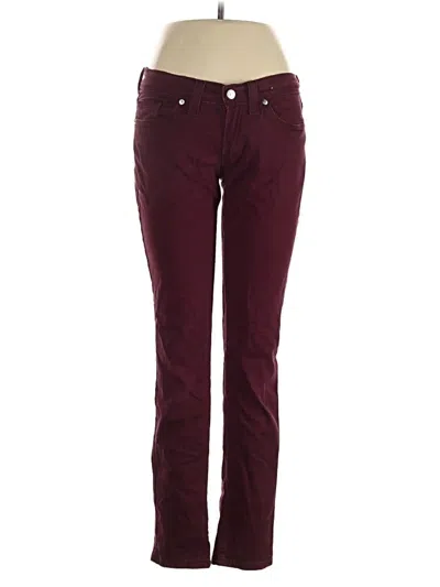 Pre-owned Levi's Jeans In Burgundy