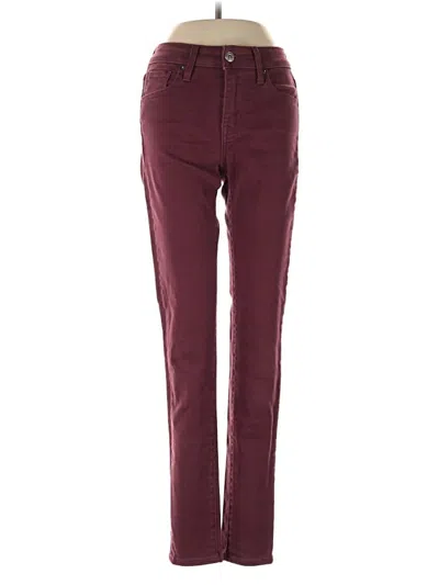 Pre-owned Levi's Jeans In Burgundy