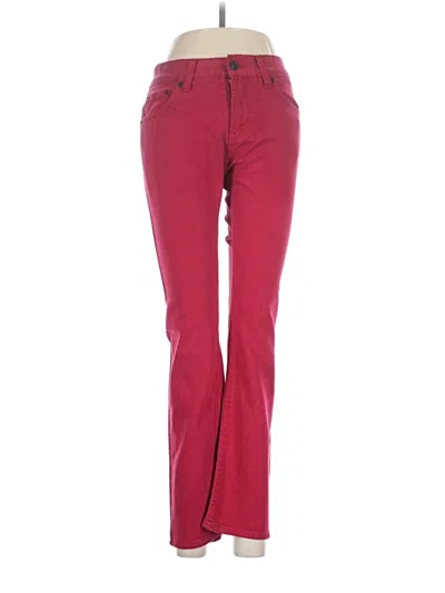 Pre-owned Levi's Jeans In Burgundy
