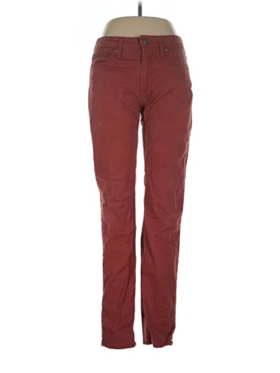 Pre-owned Levi's Jeans In Burgundy