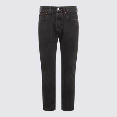 LEVI'S LEVI'S BLACK COTTON DENIM 501 JEANS