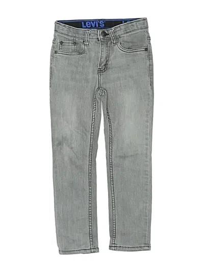 Pre-owned Levi's Kids'  Jeans In Gray