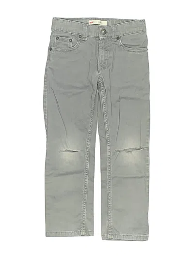Pre-owned Levi's Kids'  Jeans In Gray