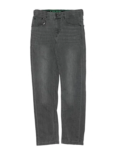Pre-owned Levi's Kids'  Jeans In Gray