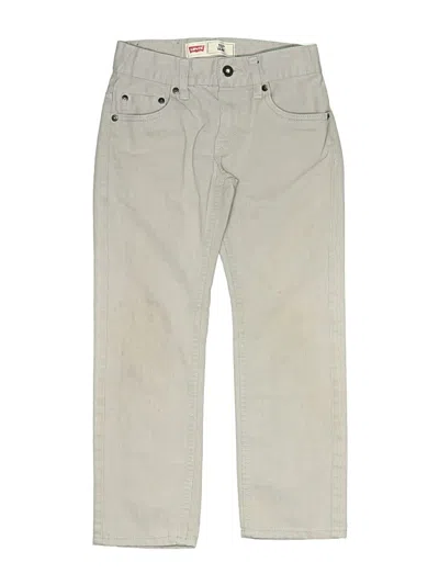 Pre-owned Levi's Kids'  Jeans In Ivory