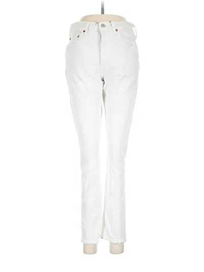 Pre-owned Levi's Jeans In Ivory