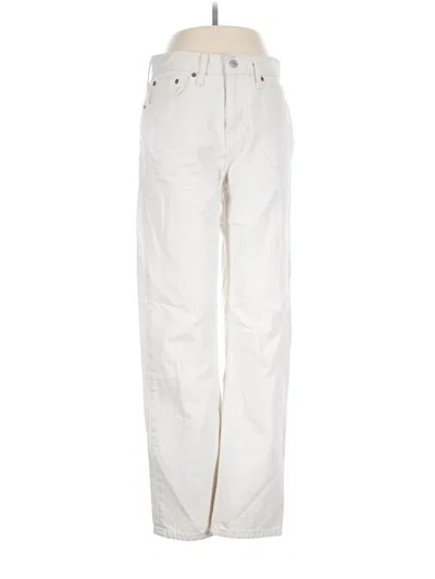 Pre-owned Levi's Jeans In Ivory