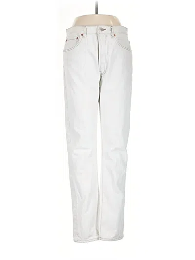Pre-owned Levi's Jeans In Ivory