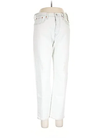 Pre-owned Levi's Jeans In Ivory