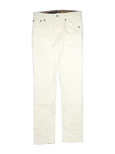 Pre-owned Levi's Kids'  Jeans In Ivory