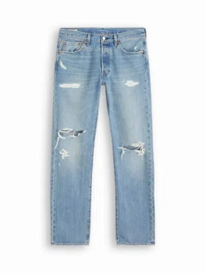 Levi's Jeans Light Indigo Destructed In Blu