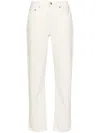 Levi's Low Pro Classic Straight-leg High Rise Jeans In White