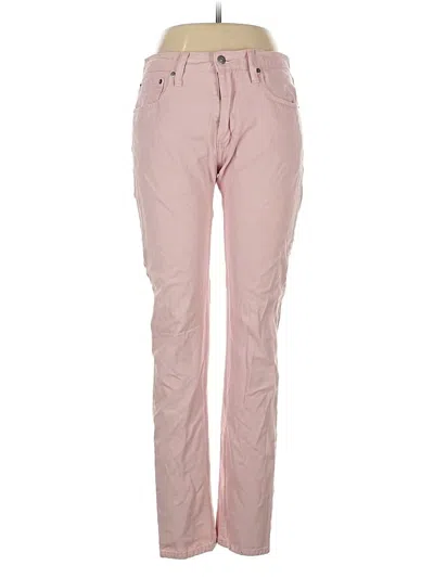 Pre-owned Levi's Jeans In Pink