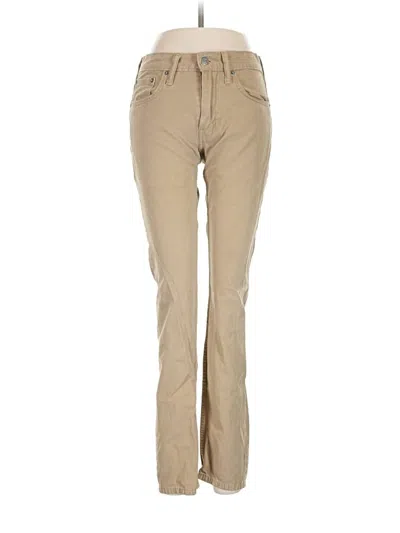 Pre-owned Levi's Jeans In Tan