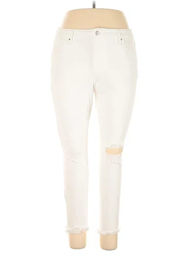 Pre-owned Levi's Jeans In White