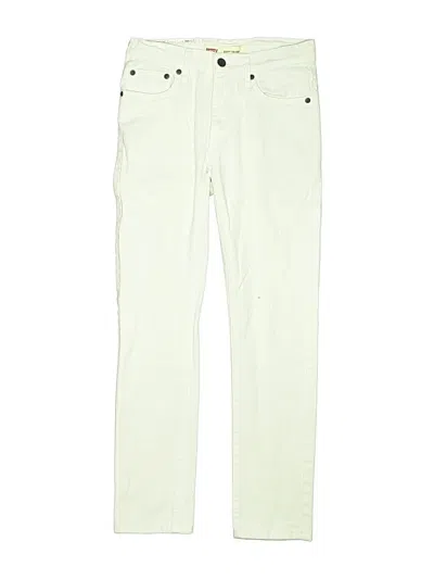Pre-owned Levi's Kids'  Jeans In White