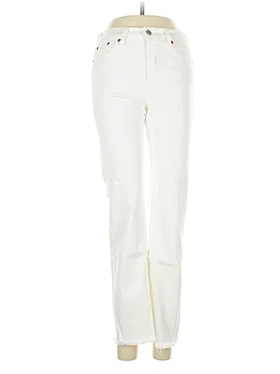 Pre-owned Levi's Jeans In White