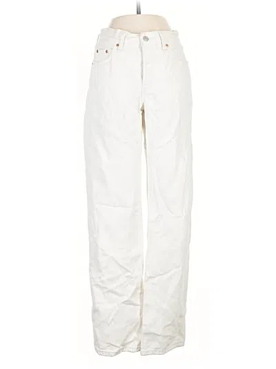 Pre-owned Levi's Jeans In White