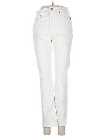 Pre-owned Levi's Jeans In White