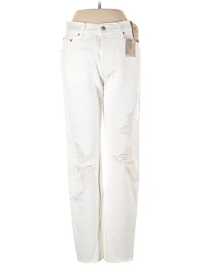 Pre-owned Levi's Jeans In White