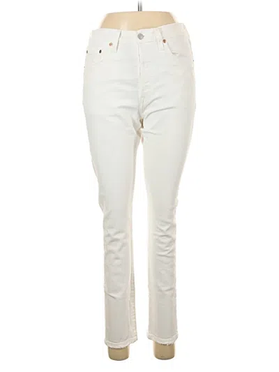Pre-owned Levi's Jeans In White