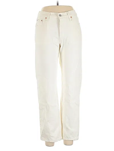 Pre-owned Levi's Jeans In White