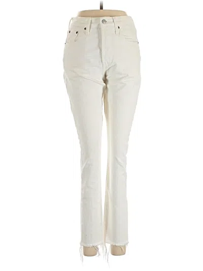 Pre-owned Levi's Jeans In White