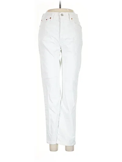 Pre-owned Levi's Jeans In White