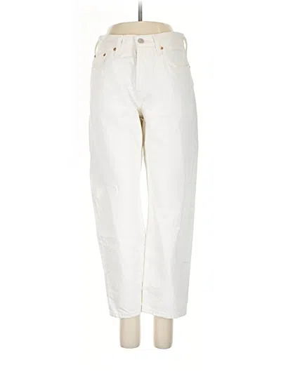 Pre-owned Levi's Jeans In White