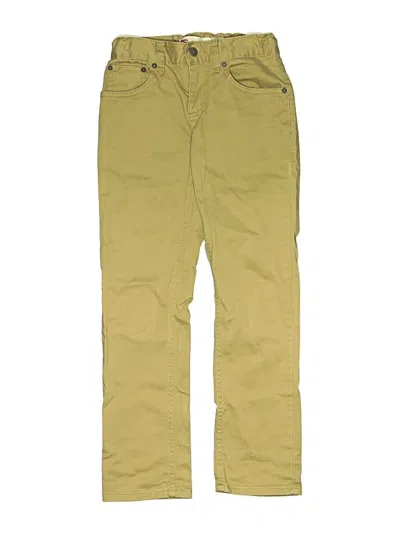Pre-owned Levi's Kids'  Jeans In Yellow