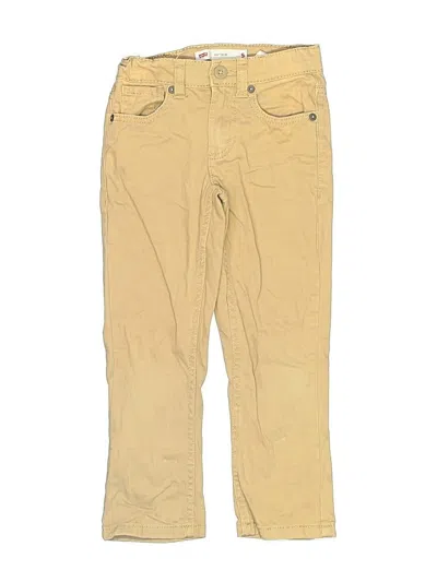 Pre-owned Levi's Kids'  Jeans In Yellow