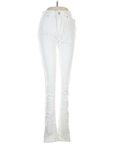Pre-owned Levi's Jeggings In White