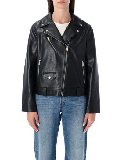 Levi's Kendal Moto Jacket Eco Leather In Black