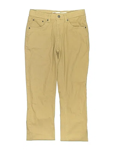 Pre-owned Levi's Kids'  Khaki Pant In Brown